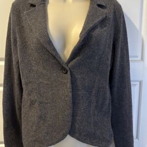 C by Bloomingdale’s cashmere cardigan blazer small